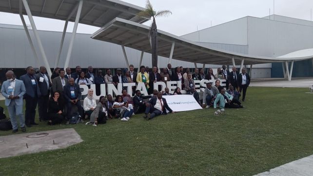 Las delegaciones que participan del Tratado Global del Plástico en Punta del Este.