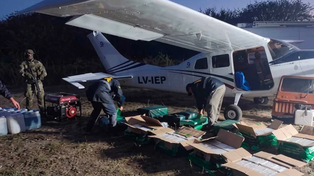 Secuestran más de 400 kilos de cocaína en una avioneta interceptada en Santa Fe
