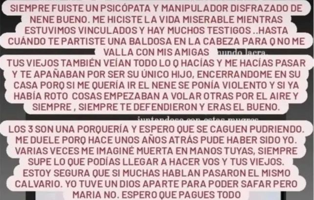 La identidad de la joven fue resguardada ya que esta semana la fiscal Brizuela la citará para que cuente su relación con Agustín. &nbsp;