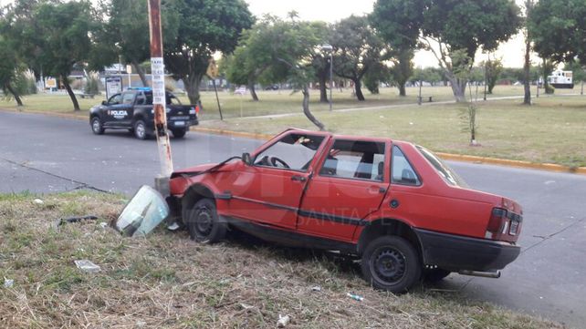 Descontrol y choque en el Parque Federal