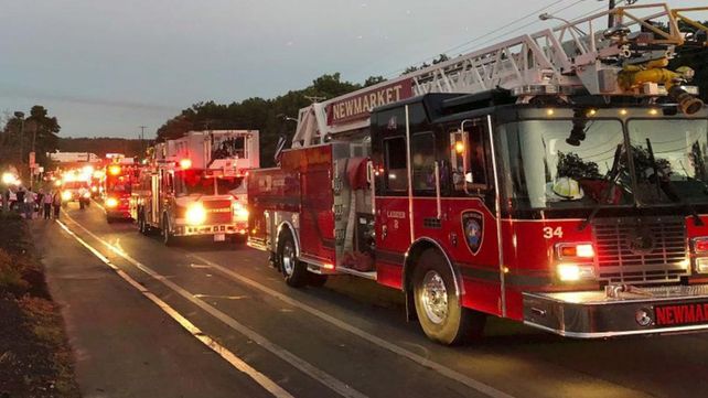 Pánico y fuego en Massachusetts tras una cadena de explosiones de gas