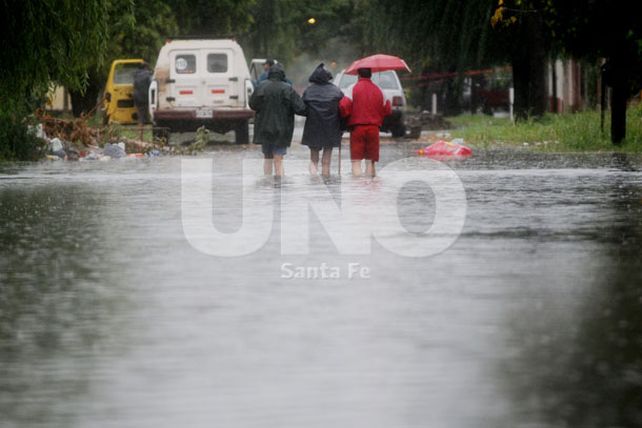 La lluvia del jueves fue el tercer registro histórico para abril