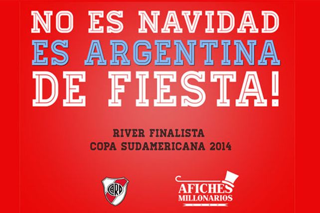 Los afiches del triunfo de River ante Boca en la semifinal de la Copa Sudamericana