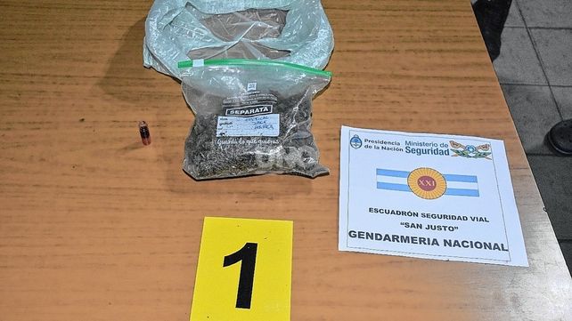 Tres detenidos con drogas en un control de rutas de Gendarmería