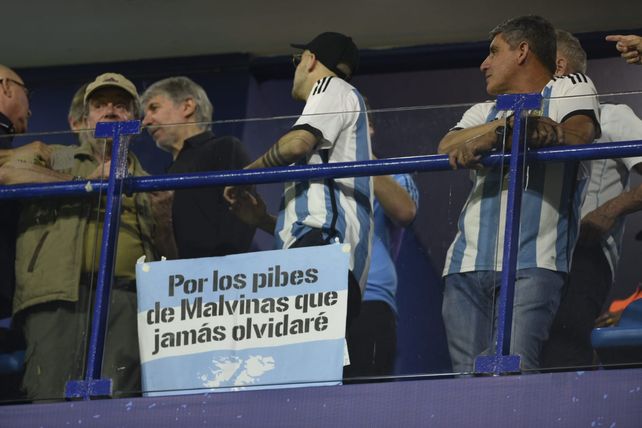 Argentina en la Bombonera: es la bandera, de la patria mía