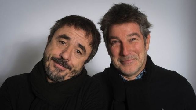 Los rosarinos Pablo Granados y Pachu Peña. Los recuerdos de los inicios junto a Pablo son muy lindos. Tengo mucho cariño por el paso en aquel viejo «Videomatch»