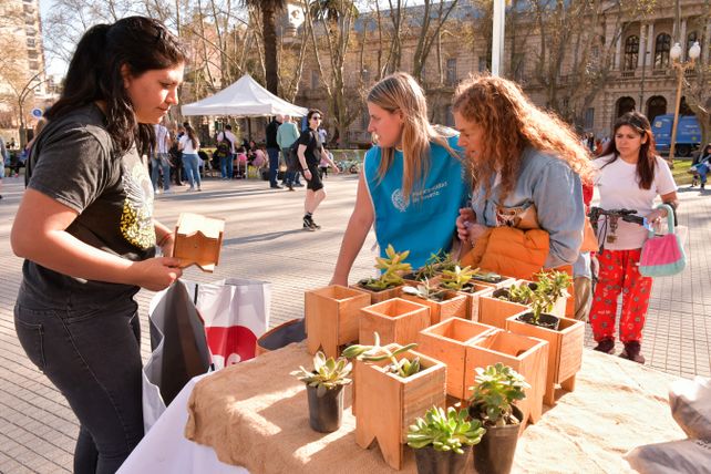 La propuesta ambiental de canje de reciclables lanzada se realiza desde hace 10 años de forma itinerante en distintos puntos de la ciudad.