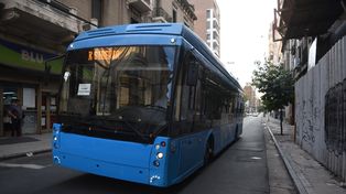 Nuevo uso. Los 12 coches eléctricos que formaron parte de la ahora suspendida línea Q fueron destinados a relevar la vieja flota de la K.