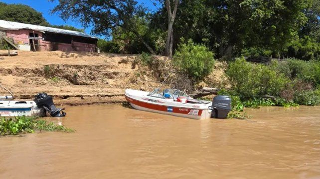 La lancha apareció a la deriva