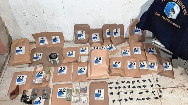 Allanamiento en la casa de un vendedor de drogas