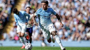 Enzo Fernández debutó en el Manchester City y fue ovacionado en el Etihad