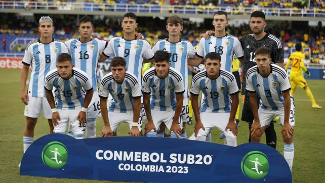 Sub-20: Argentina perdió 1 a 0 con Colombia y no se pudo clasificar al hexagonal final