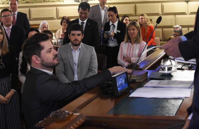 Marcos Castelló en la jura