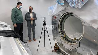 El nuevo resonador entró en la etapa de instalación final en el hospital de Niños.