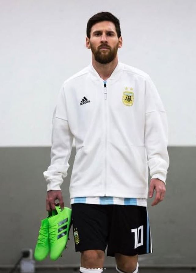 Messi en el Mundial de Rusia 2018.  