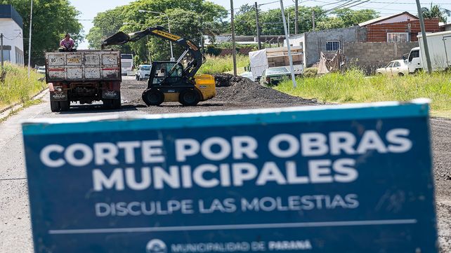 Trama vial: inician obras en calles del sudoeste de Paraná