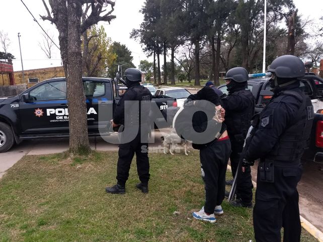 Detenida. La pareja de Candioti fue llevada hasta la Comisaría Nº 22