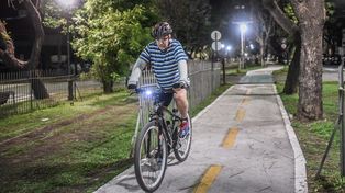 Avanzan la obras de iluminación en bicisendas y ciclovías