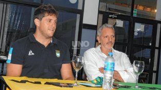 Eduardo Bonomo y Rogelio Borzone integraron la selección de waterpolo en Santiago 2023.