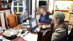 Iván Cudde, el principal sospechoso, en su casa de la capital provincial .