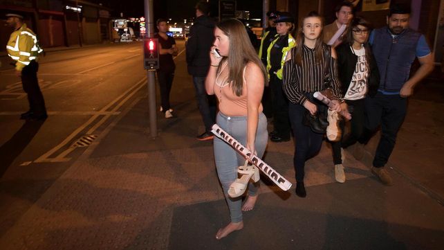 Dramáticas imágenes del atentado en el concierto de Ariana Grande en Manchester