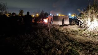 Tras varias horas en el terreno, decidieron retirarse pero luego fueron a pedir lotes al municipio.