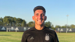 Valentino Quintero, arquero de Central, estuvo entrenando con el Sub 20 de Mascherano