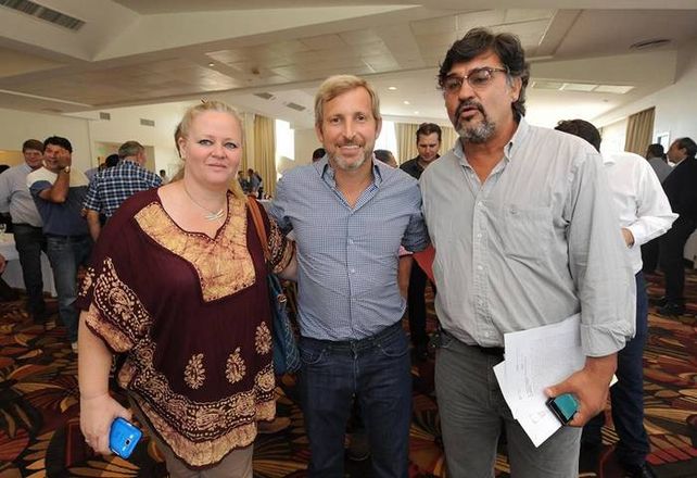 Pérez junto a Frigerio en Entre Ríos. &nbsp;