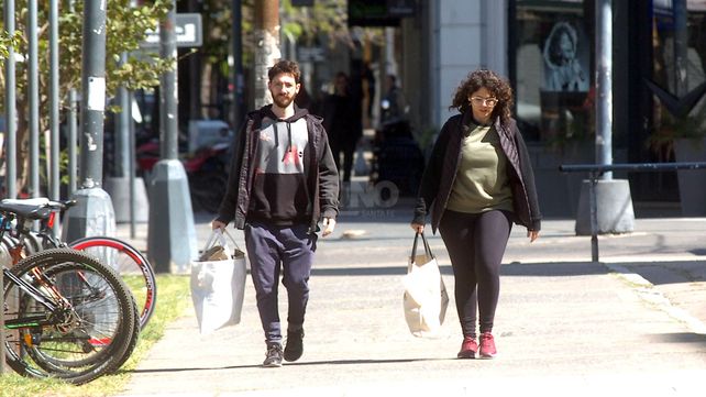 Martes fresco pero con buen tiempo en la ciudad de Santa Fe