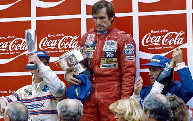 Carlos Alberto&nbsp;Reutemann&nbsp;logró 12 victorias en Grandes Premios