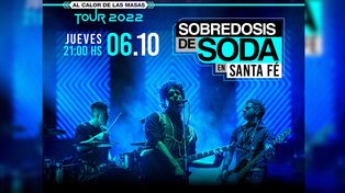 Sobredosis de Soda regresa a Santa Fe