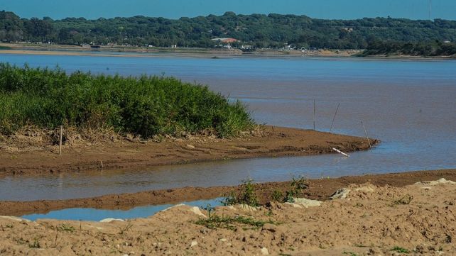 La bajante del río se profundiza en Paraná