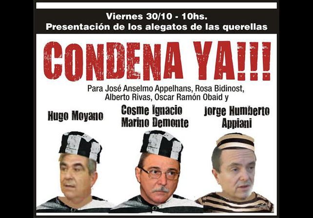 Causa Área Paraná: la querella pidió prisión perpetua para Demonte y Appiani