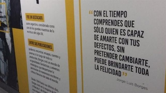 La prueba. La leyenda atribuida a Borges que generó ácidos ecos en Twitter.