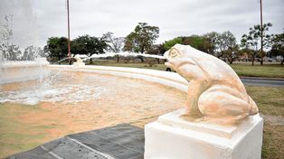 La Fuente de la Cordialidad volvió a funcionar