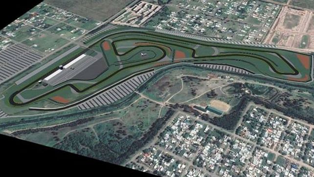 Vista satelital del circuito extendido del Juan Manuel Fangio. Vista satelital del circuito extendido del Juan Manuel Fangio.