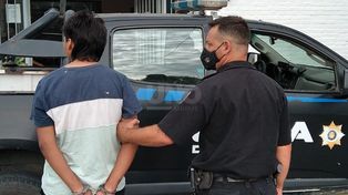 El joven detenido