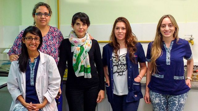 Grupo de trabajo: De izq a derecha: Lucía Cisneros (sentada)