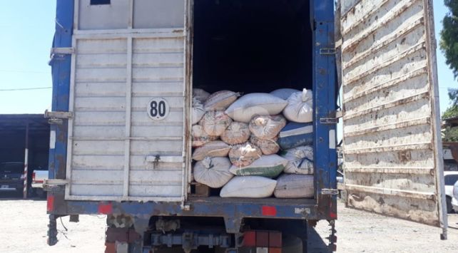 soja camiones policia