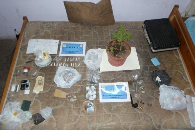 Secuestraron cocaína y marihuana en la ciudad de Rafaela