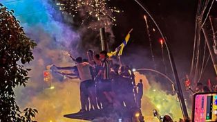 Como cada arranque de 24 de diciembre, los hinchas canallas celebraron este viernes un nuevo aniversario de la entidad de Arroyito.