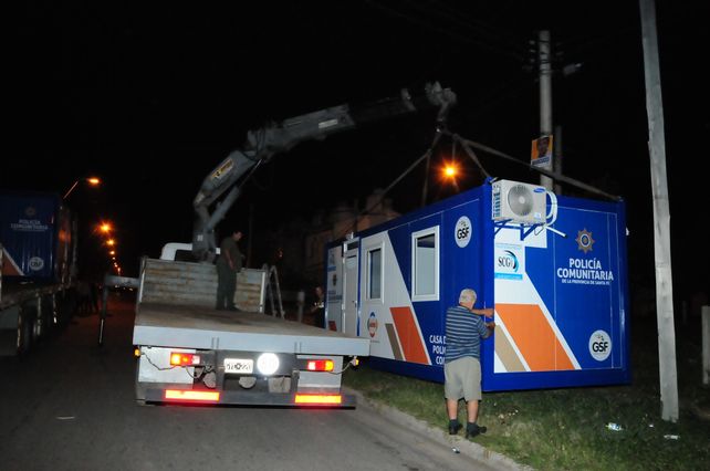 Los módulos vidriados llegaron a barrio Roma