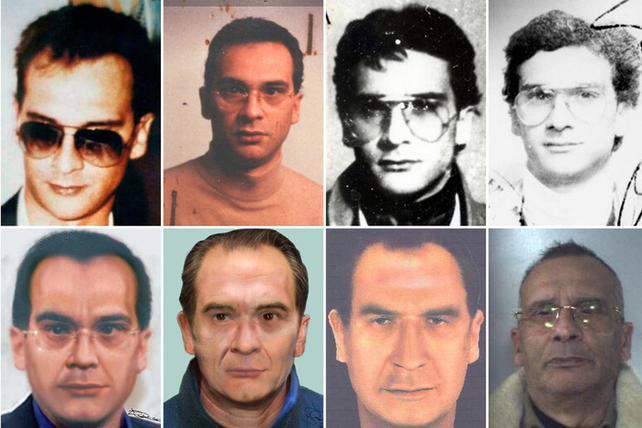 Fotos de Messina Denaro desde su juventud a sus últimos años. Vivió en la clandestinidad.&nbsp;