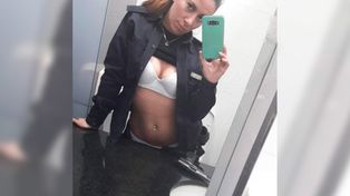Las fotos hot de una policía con uniforme que se viralizaron en las redes