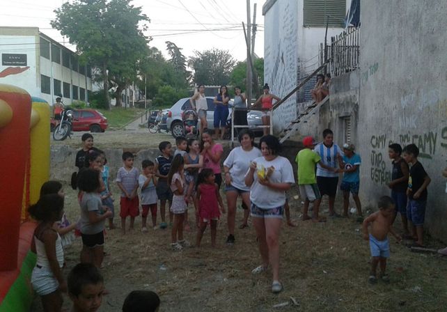 Exitosa convocatoria. Más de 100 chicos pudieron divertirse.  Foto: Gentileza  Mónica Olivera