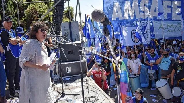 La secretaria General de Amsafé