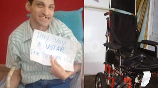 Pedro es santafesino y necesita ayuda para poder disfrutar de la silla que le donaron