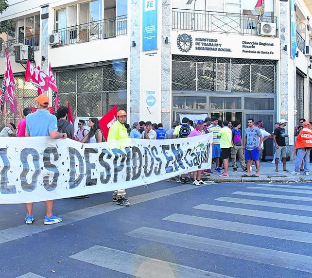 protesta. Desde el gremio amenazan con paralizar las plantas de Cargill.&nbsp;