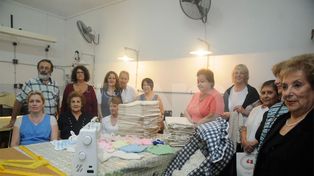 Donaron sábanas para la Terapia Intensiva del Hospital Iturraspe