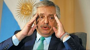 El jefe del Estado argentino.